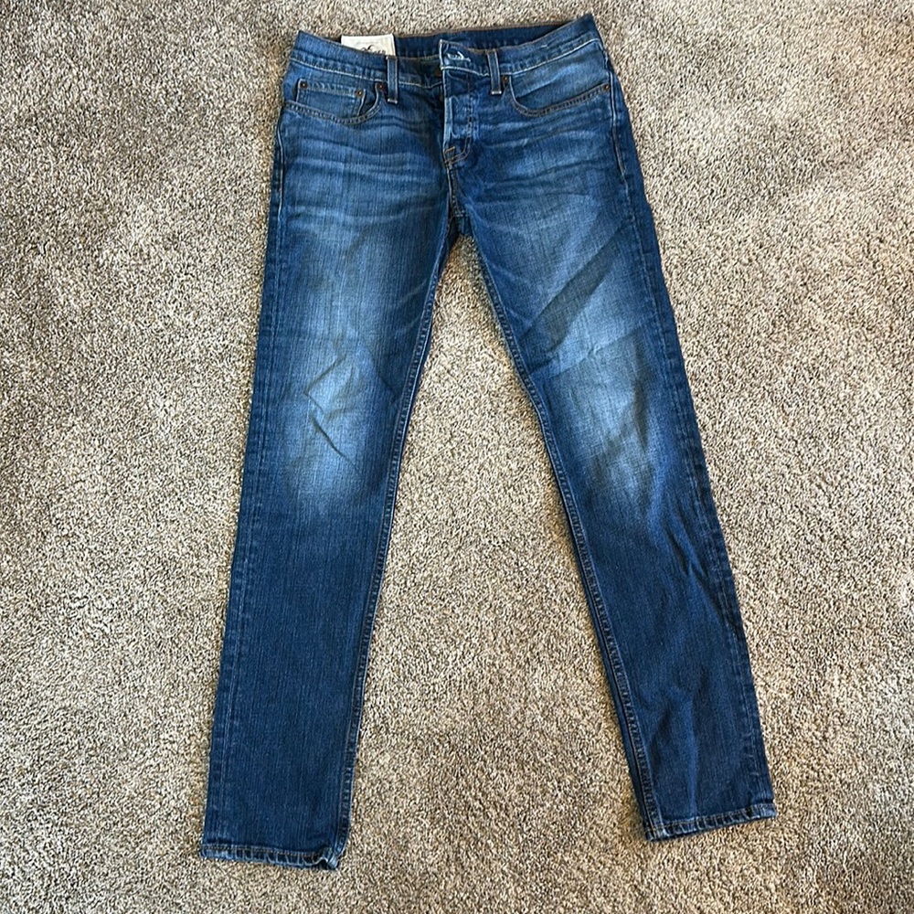 Hollister Semi Vintage Mens Skinny Jeans size 31x32